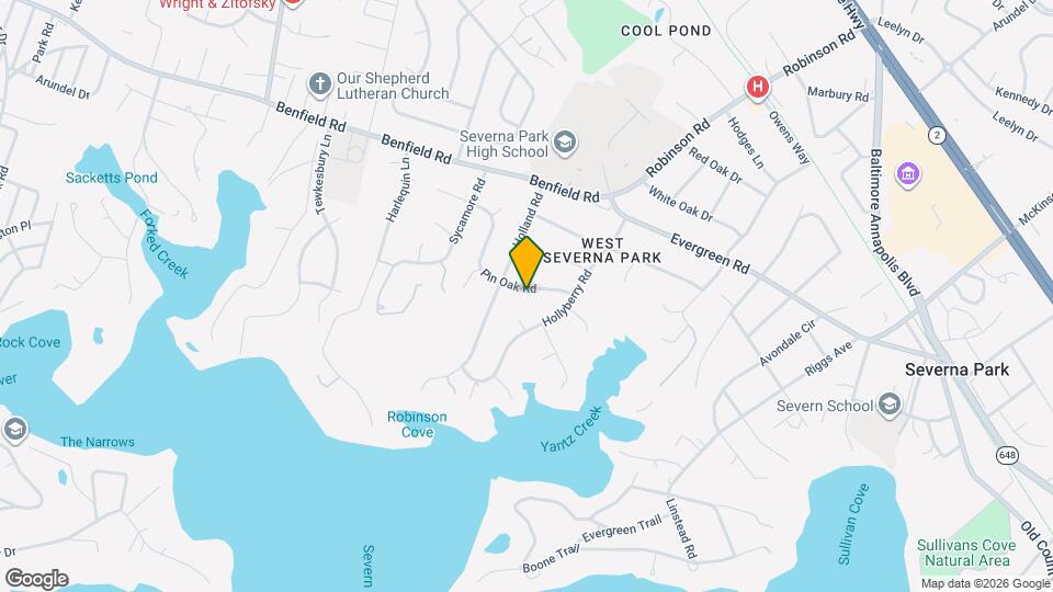 611 Pin Oak Rd Map and Location Details
