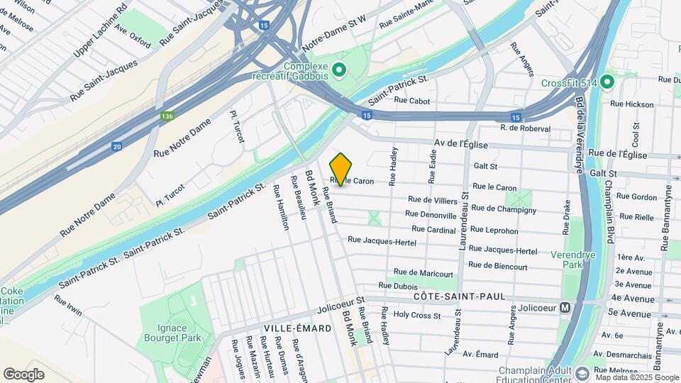 2297 De Villiers Rue Map and Location Details