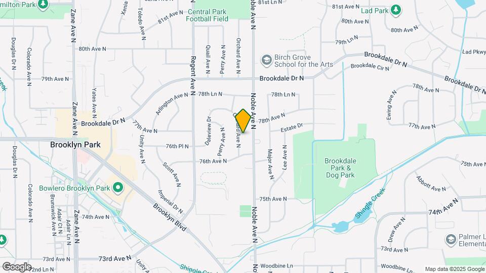 7700 Orchard Ave N Map and Location Details