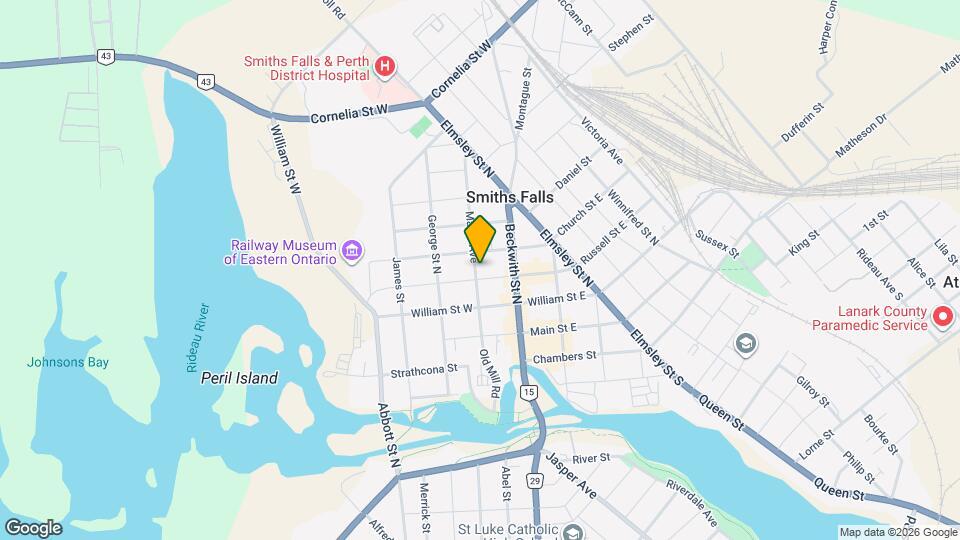 20 Russell St W Map and Location Details