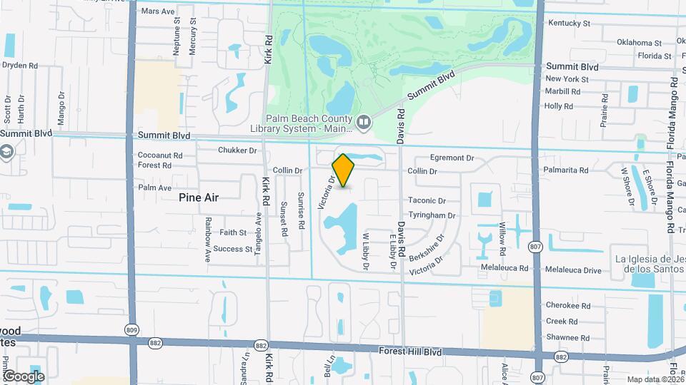 3893 Victoria Dr Map and Location Details