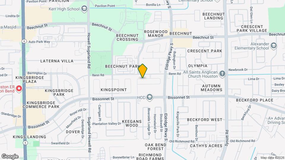 13831 Andover Park Dr Map and Location Details