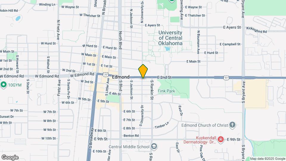 204 S University Dr Map and Location Details