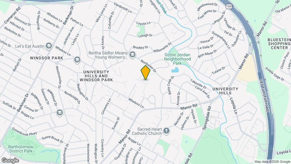 2720 Bristol Dr Map and Location Details