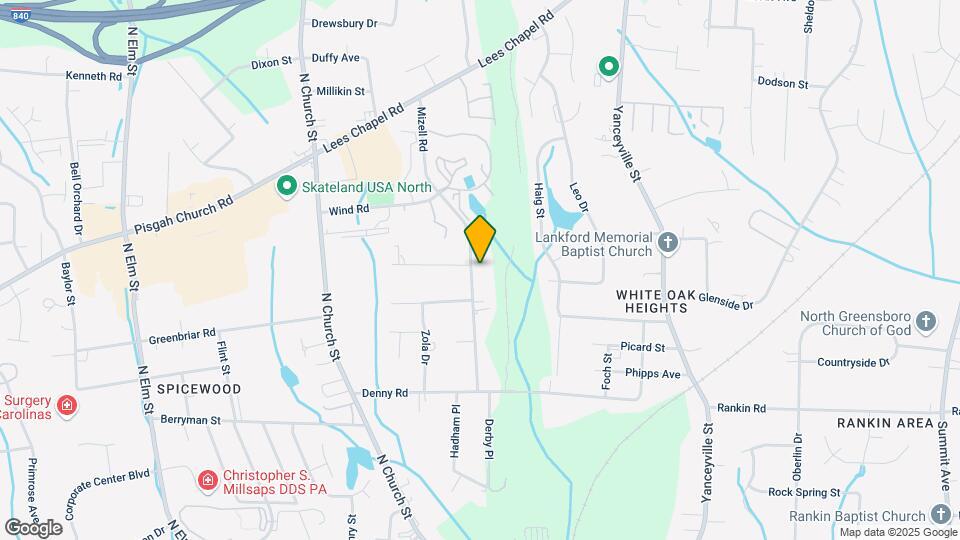 3612 Mizell Rd Map and Location Details