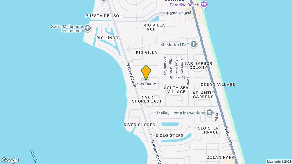 580 Pine Tree Dr Map and Location Details