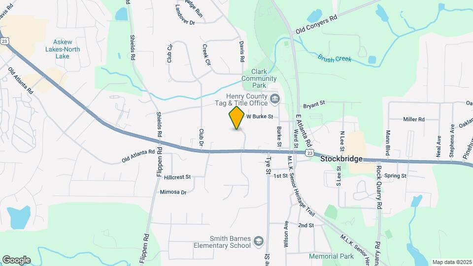 105 Oak Hill Cir Map and Location Details