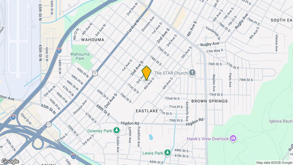 7200 4th Ave S Map and Location Details