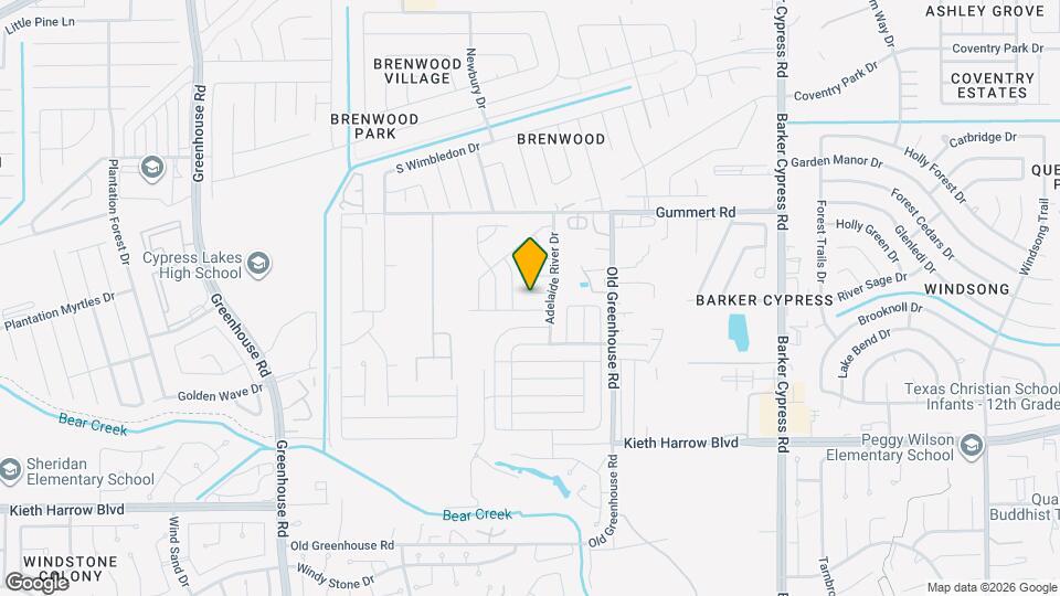 18623 Dingo Stream Ln Map and Location Details