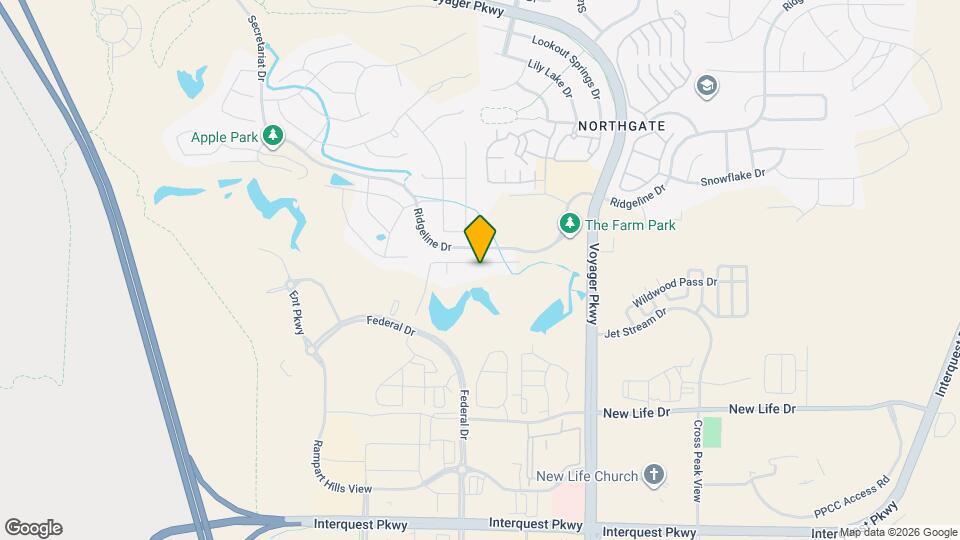 1279 Foothills Farm Way Map and Location Details