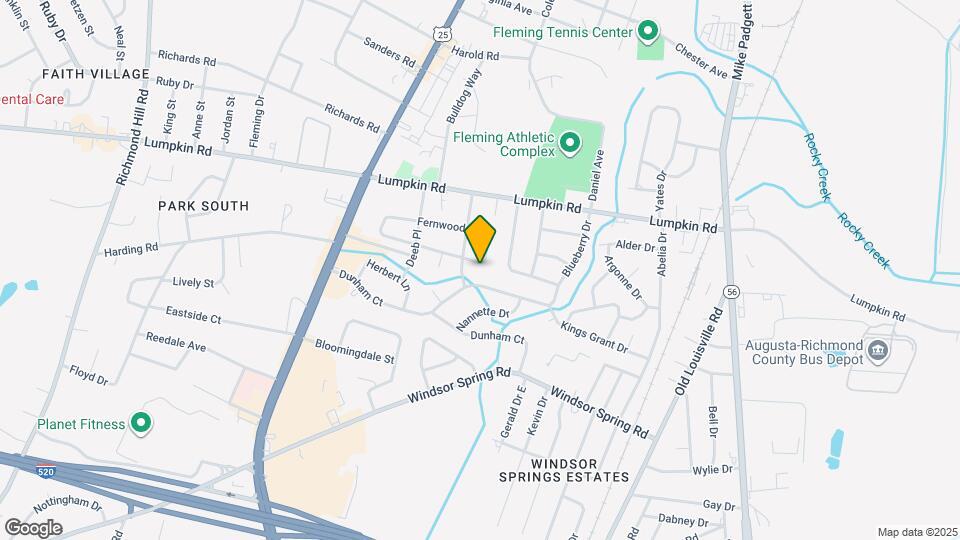 2021 Fernwood Cir Map and Location Details