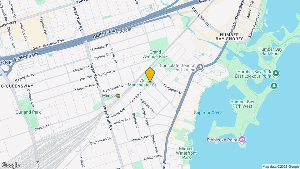 96 Albert Ave Map and Location Details