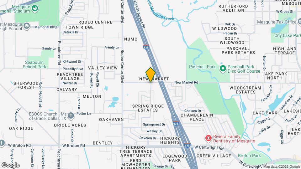 1017 Cedarcrest Dr Map and Location Details