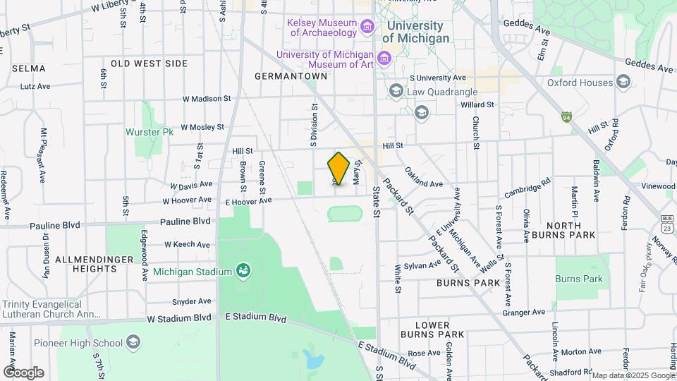 505 E Hoover Ave Mapa y Detalles de la Ubicación