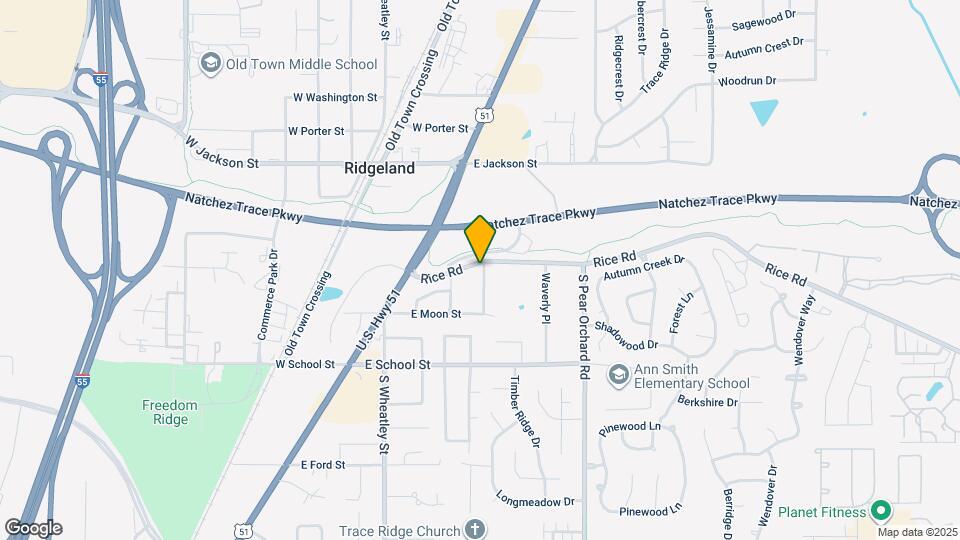 205 Walnut St Map and Location Details