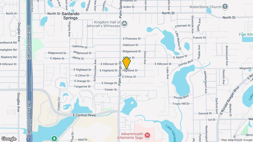 528 E Highland St Map and Location Details