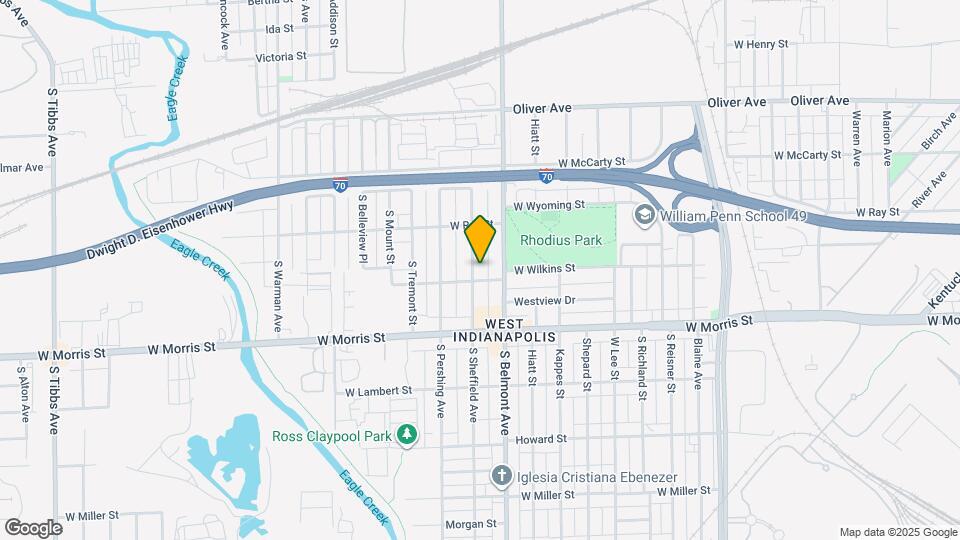 1049 S Sheffield Ave Map and Location Details