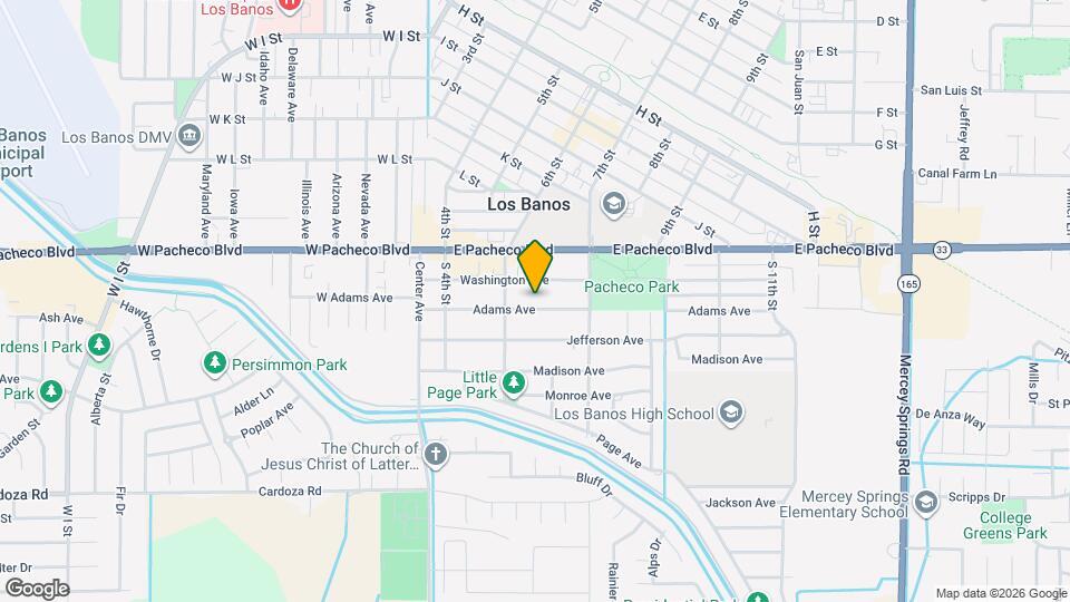 626 Adams Ave Mapa y Detalles de la Ubicación