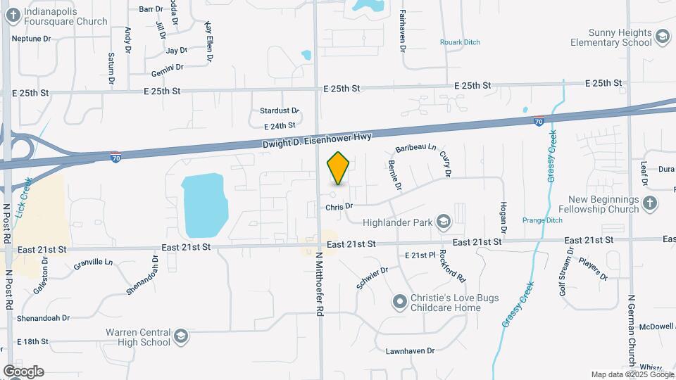 10038 Hawkins Ct Map and Location Details