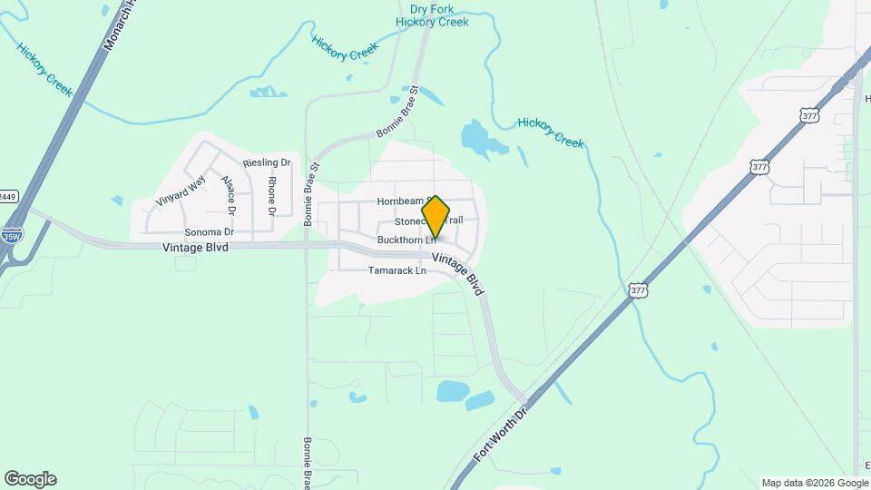 3125 Buckthorn Ln Map and Location Details