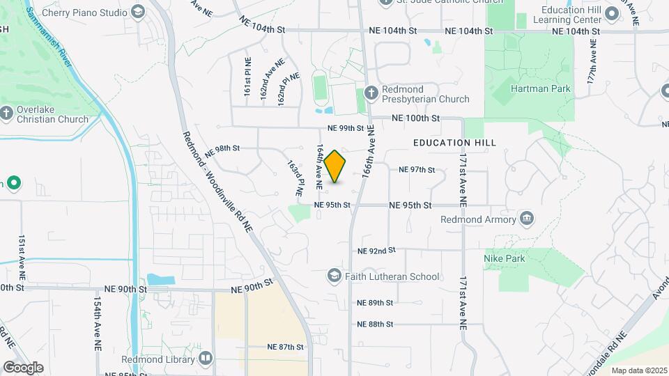 16420 NE 96th Pl Map and Location Details
