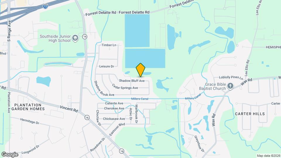 9133 Shadow Bluff Ave Map and Location Details