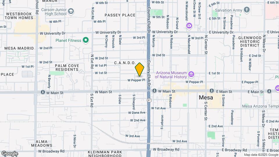 440 W Pepper Pl Map and Location Details