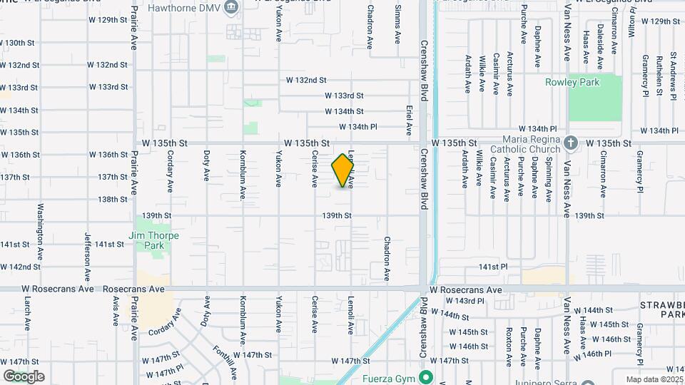 13703 Lemoli Ave Map and Location Details