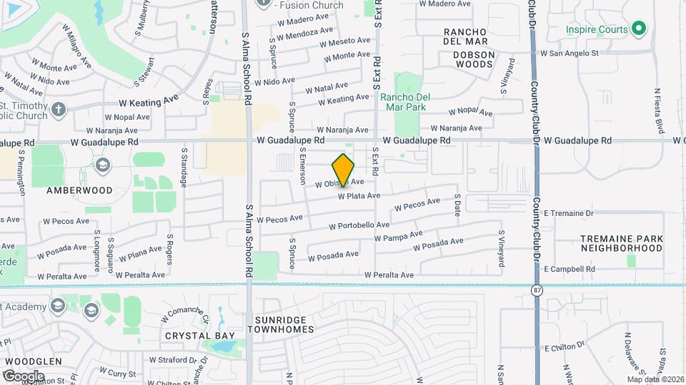 904 W Plata Ave Map and Location Details
