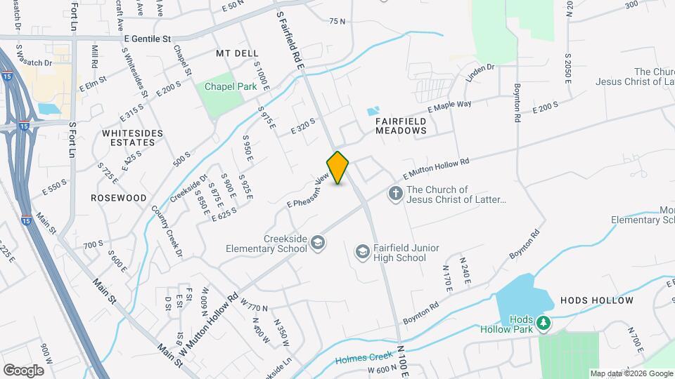 474 S 1300 E Map and Location Details