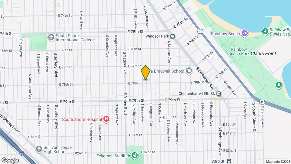 2506 E 78th St Map and Location Details