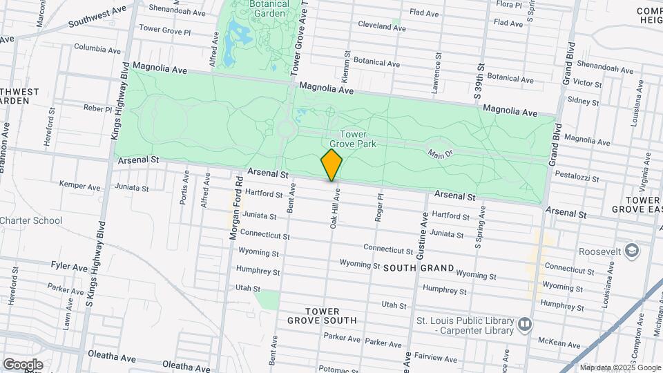 4108 Arsenal St Map and Location Details