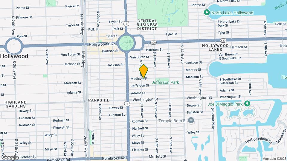 1652 Madison St Map and Location Details