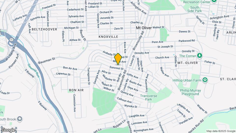 225 Suncrest St Map and Location Details