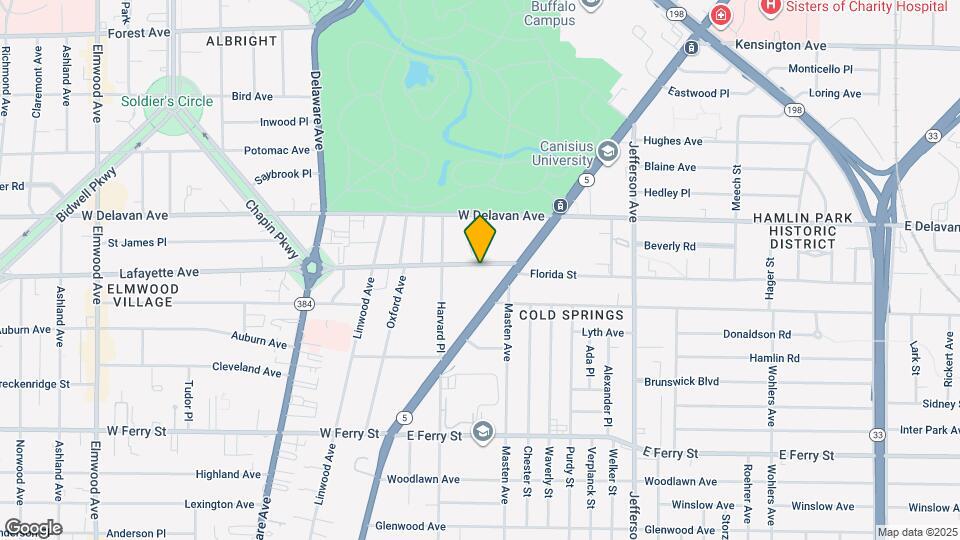 1017 Lafayette Ave Map and Location Details