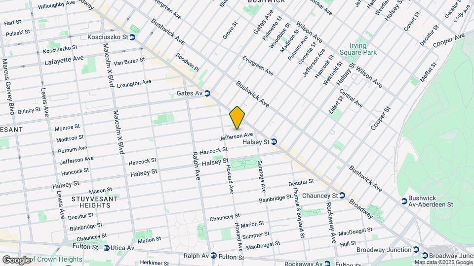 977 Jefferson Ave Map and Location Details