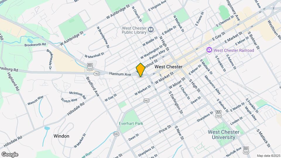 323 W Gay St, Unit #1 Map and Location Details