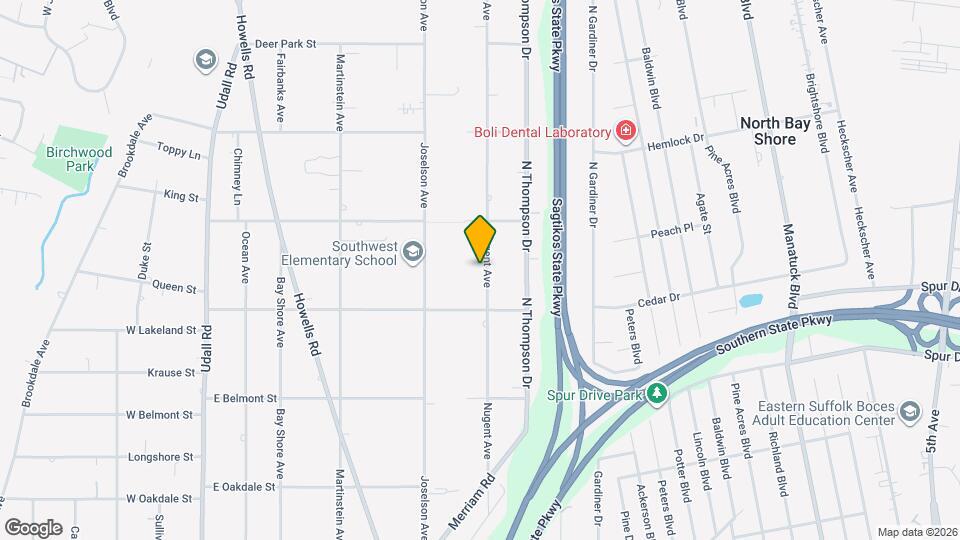 1099 Nugent Ave Map and Location Details