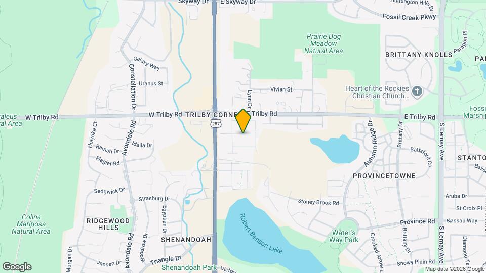 Beautiful Home in Central Fort Collins Location! Map and Location Details