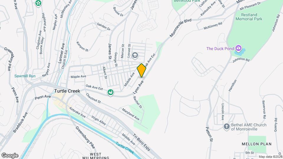 1611 Lynn Ave Map and Location Details