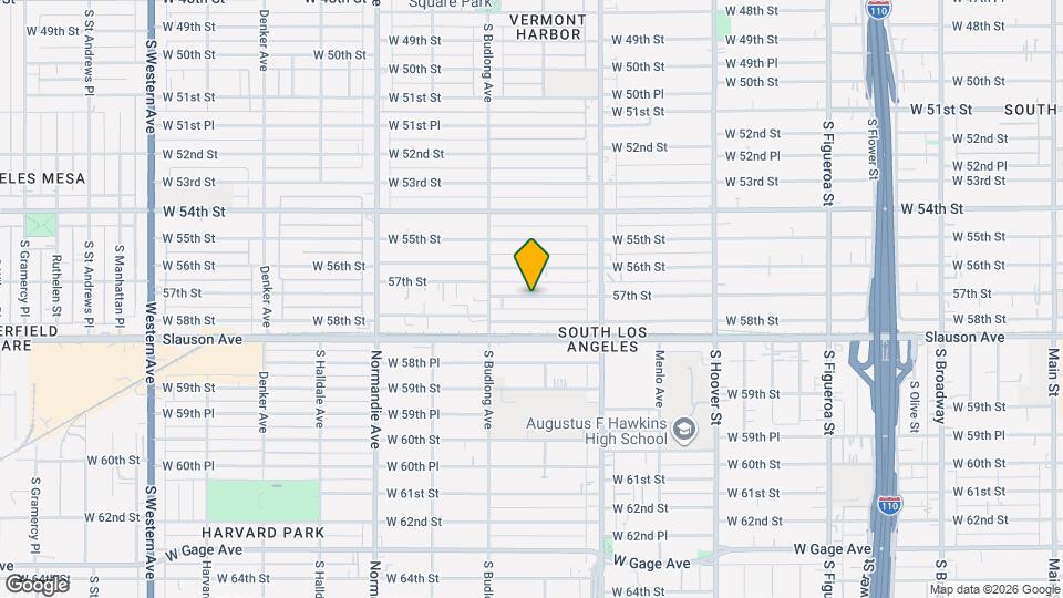 1114 W 57th St Map and Location Details