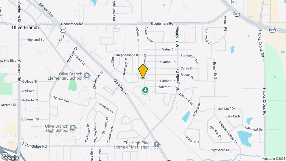 6571 Ashland Dr Map and Location Details