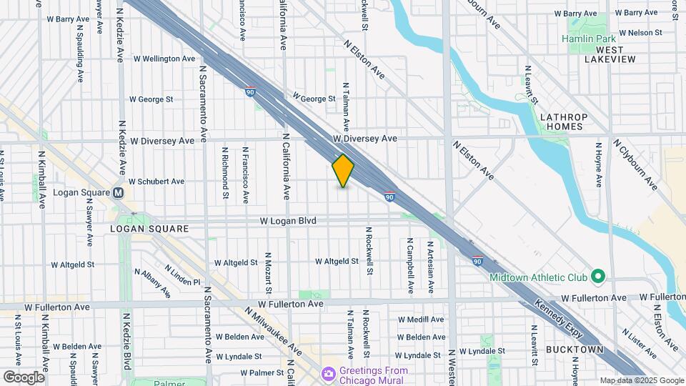 2632 N Talman Ave Map and Location Details