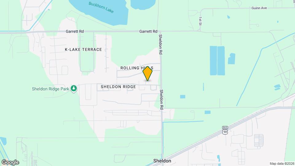 16107 Sheldon Ridge Way Map and Location Details