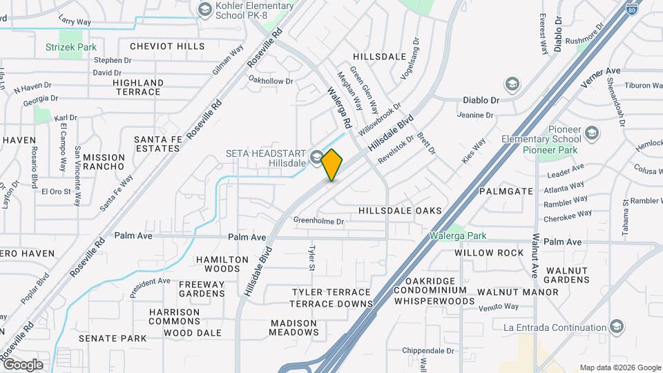 5674 Hillsdale Blvd Map and Location Details