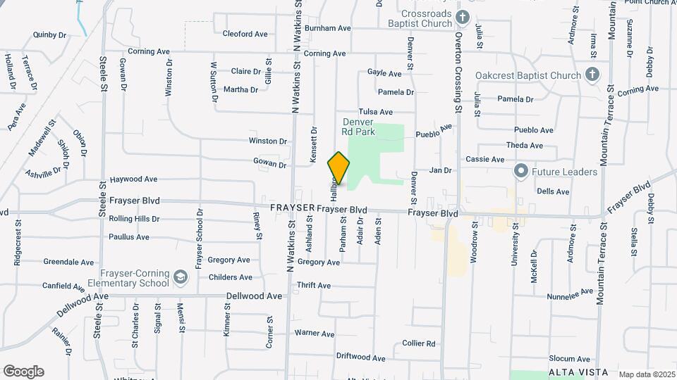 3400 Hallbrook St Map and Location Details