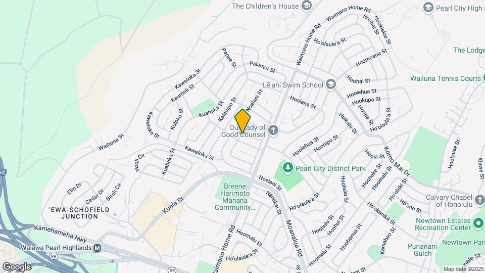 1553 Kaleilani St Mapa y Detalles de la Ubicación