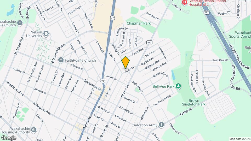 201 Kirksey St Map and Location Details