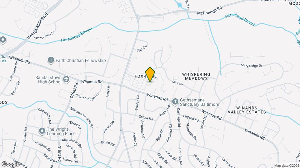 8711 Gilly Way Map and Location Details