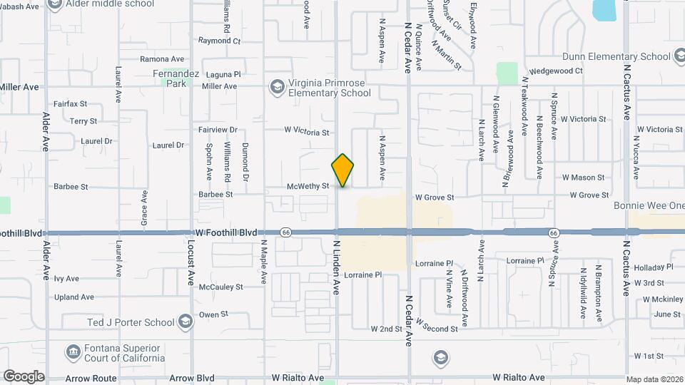 507 N Linden Ave Map and Location Details